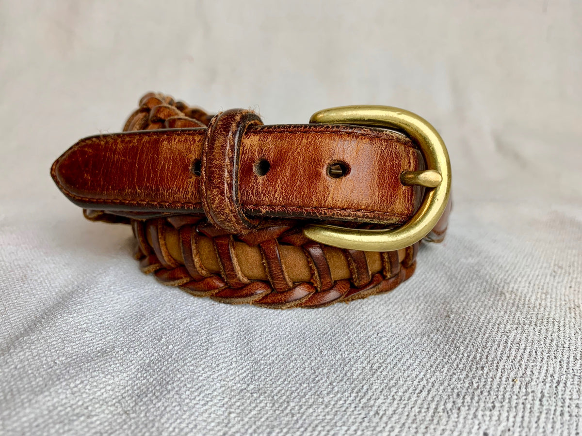 Vintage Braided Belt Made in Spain