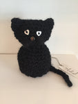Chester cat black crochet