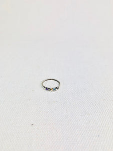 Kria "Love" in Icelandic Silver Crown Ring Size 6.5